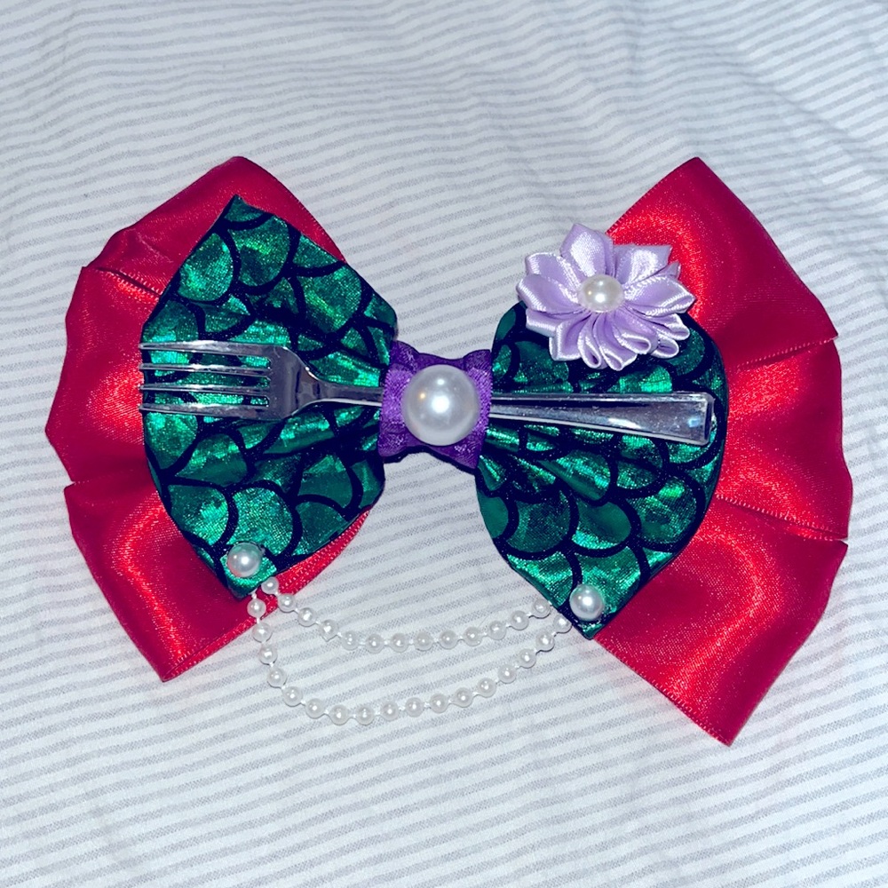 Little Mermaid Hair Bow